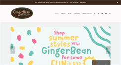 Desktop Screenshot of gingerbeanboutique.com